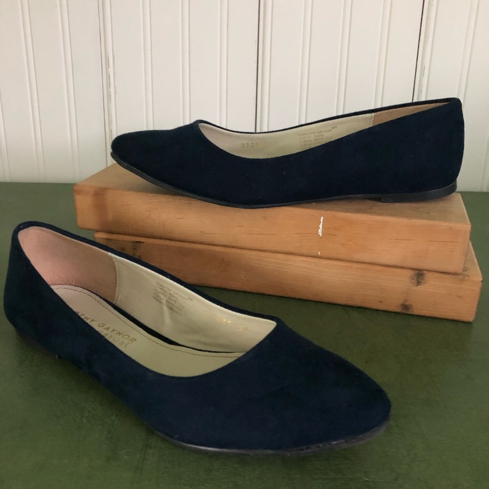 Dorothy Gaynor Casuals Vegan Suede Ballet Flats